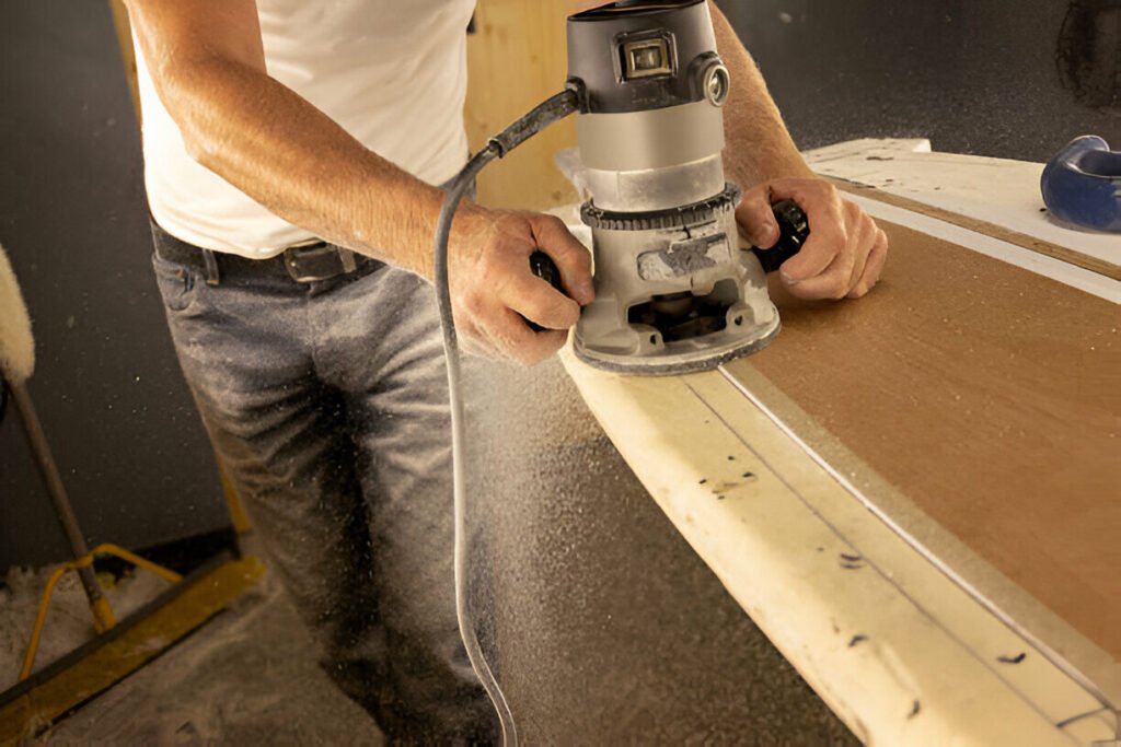 Detalle de carpintería y acabados